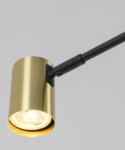Best Sklep Kaja Minimalistyczna, regulowana lampa do salonu LP-731/6P GD z serii SNOW