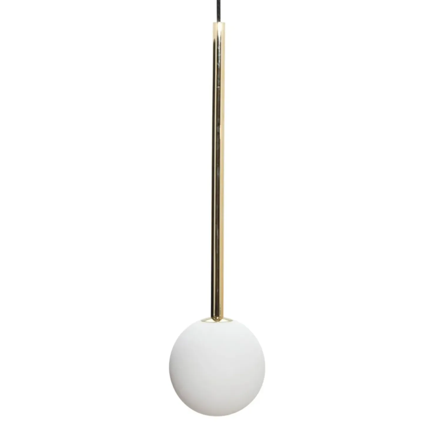 Sale Sklep Kaja Minimalistyczna, złota lampa wisząca z kloszem 5639 z serii ALI | Kaja