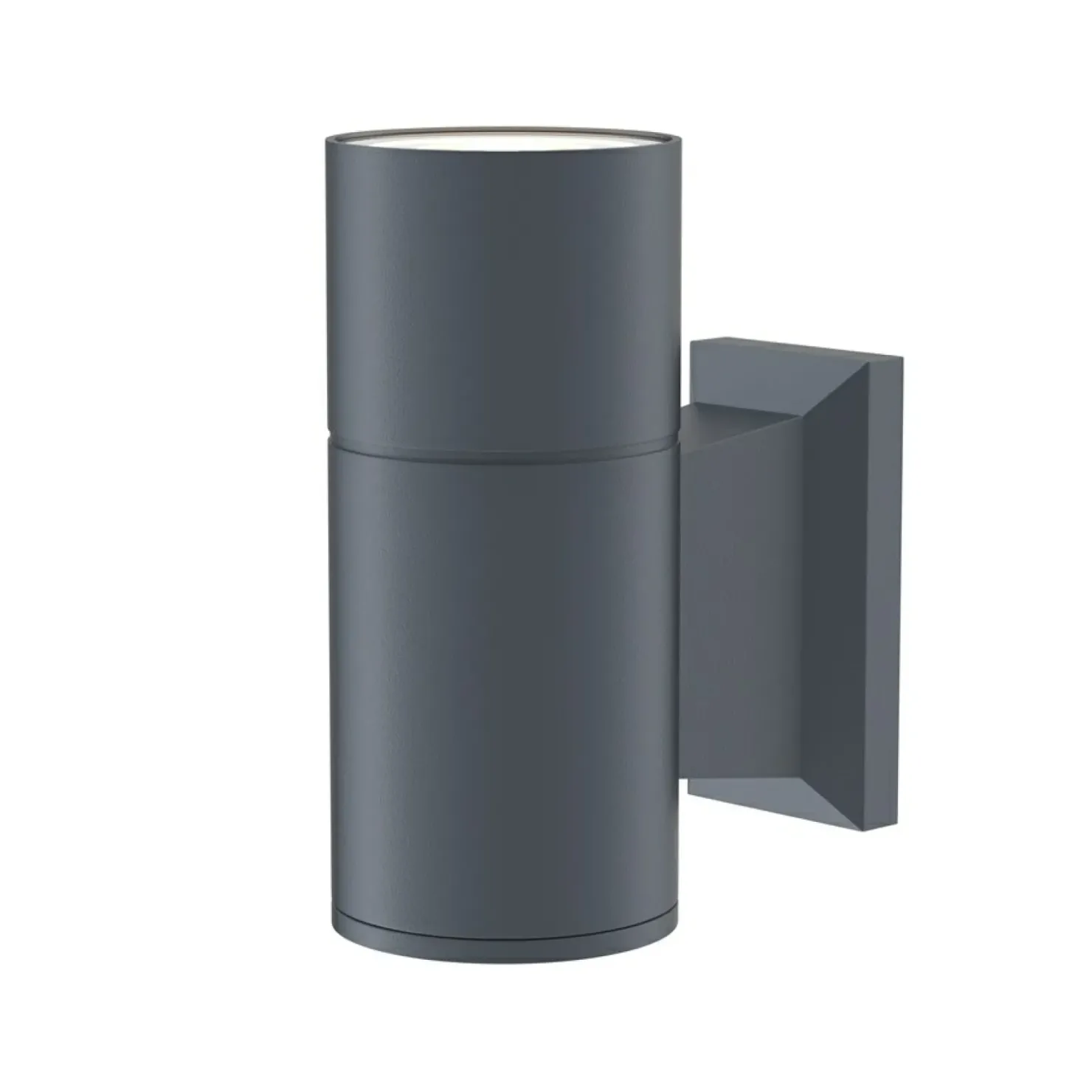 Minimalistyczny kinkiet zewnętrzny typu tuba O574WL-01GR serii BOWERY*Sklep Kaja Clearance