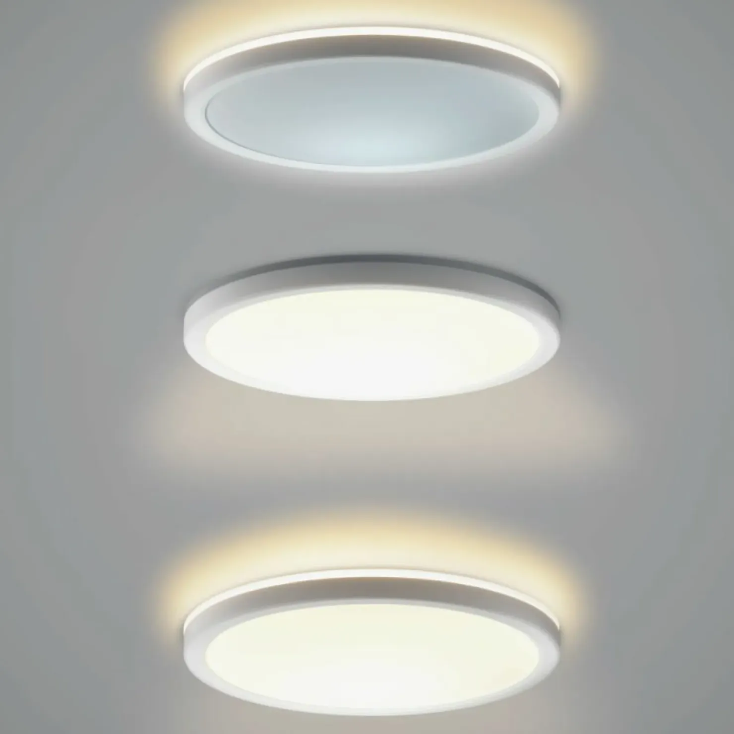 Minimalistyczny plafon LED ⌀40 PLF-63452-400R-36W-WH CORTE | Kaja*Sklep Kaja Outlet