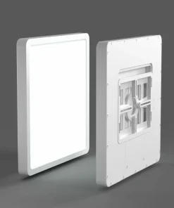 Minimalistyczny plafon LED 23x23 PLF-83625-230S-18W-WH BASTIA | Kaja*Sklep Kaja Cheap
