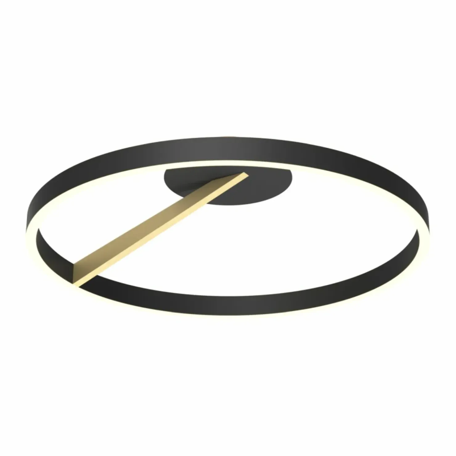 Minimalistyczny plafon na bazie okręgu MX3689-1L-3BGT MALU | Kaja*Sklep Kaja Best Sale