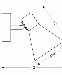 Minimalistyczny reflektor ścienny 21-70968 LESS | Kaja Oświetlenie*Sklep Kaja Hot