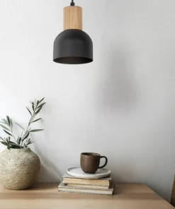 Store Sklep Kaja Minimalistyczny zwis z drewnianą oprawką TK 4894 CAIRO | Kaja