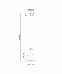 Store Sklep Kaja Minimalistyczny zwis z drewnianą oprawką TK 4894 CAIRO | Kaja