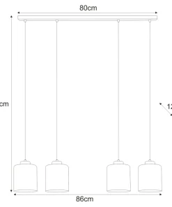 Store Sklep Kaja Miodowa lampa wisząca do przytulnej jadalni K-5571 z serii SORO