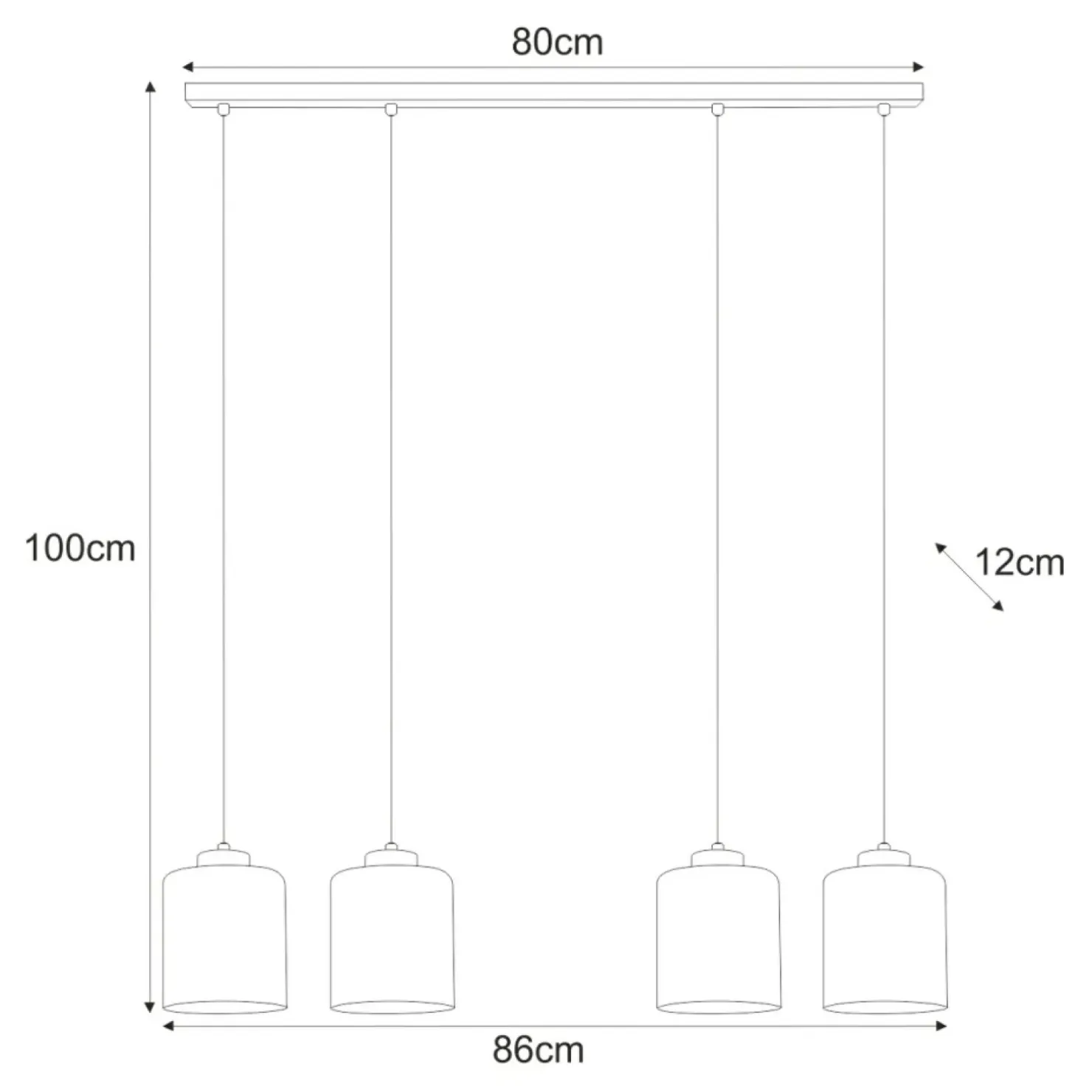 Store Sklep Kaja Miodowa lampa wisząca do przytulnej jadalni K-5571 z serii SORO