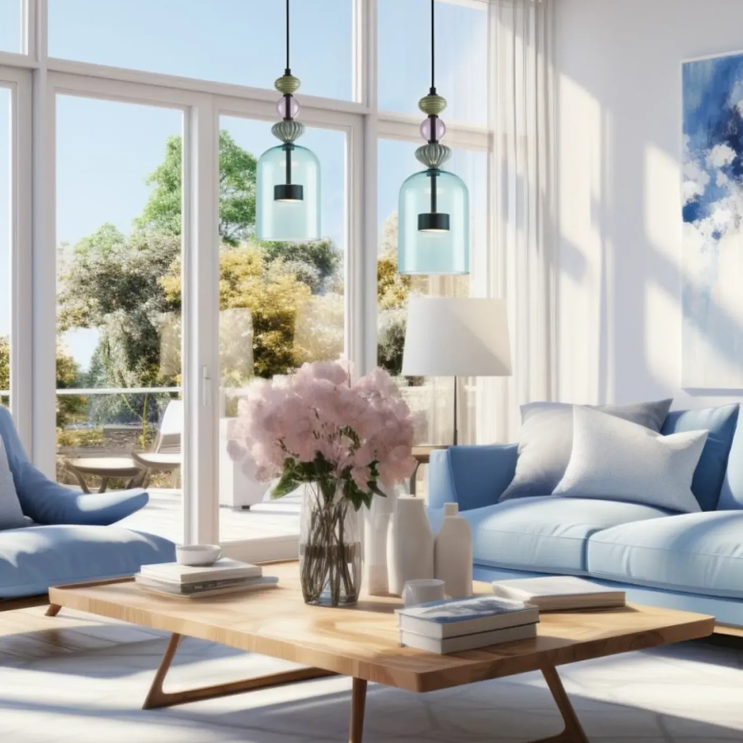 Clearance Sklep Kaja Modernistyczna, kolorowa lampa wisząca ML0358 ARTE | Kaja Oświetlenie