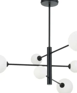 Cheap Sklep Kaja Modernistyczna lampa do nowoczesnego salonu LP-002/6P BK - DORADO