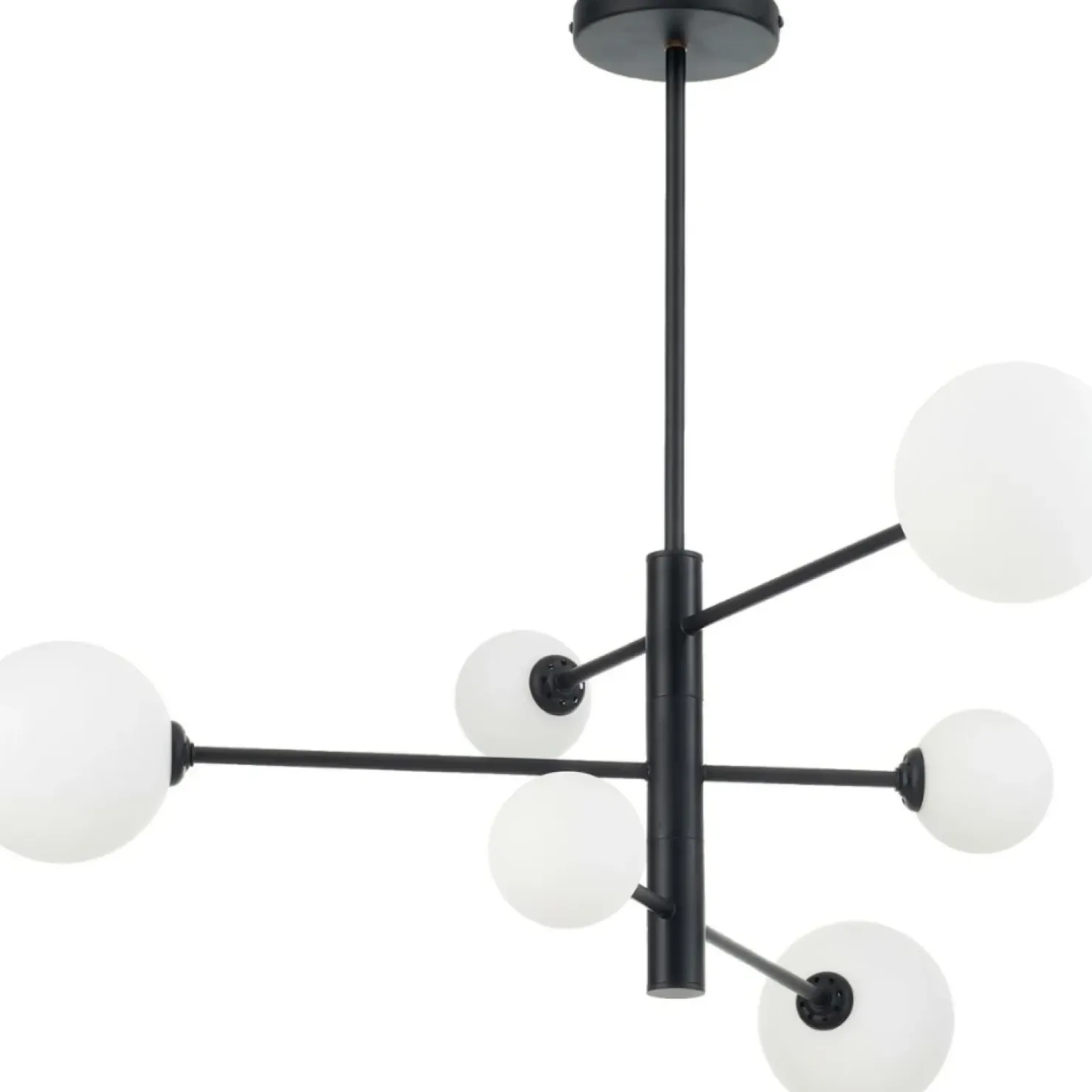Cheap Sklep Kaja Modernistyczna lampa do nowoczesnego salonu LP-002/6P BK - DORADO