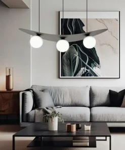 Hot Sklep Kaja Modernistyczna lampa wisząca z białymi kloszami 1301/3 z serii AURA