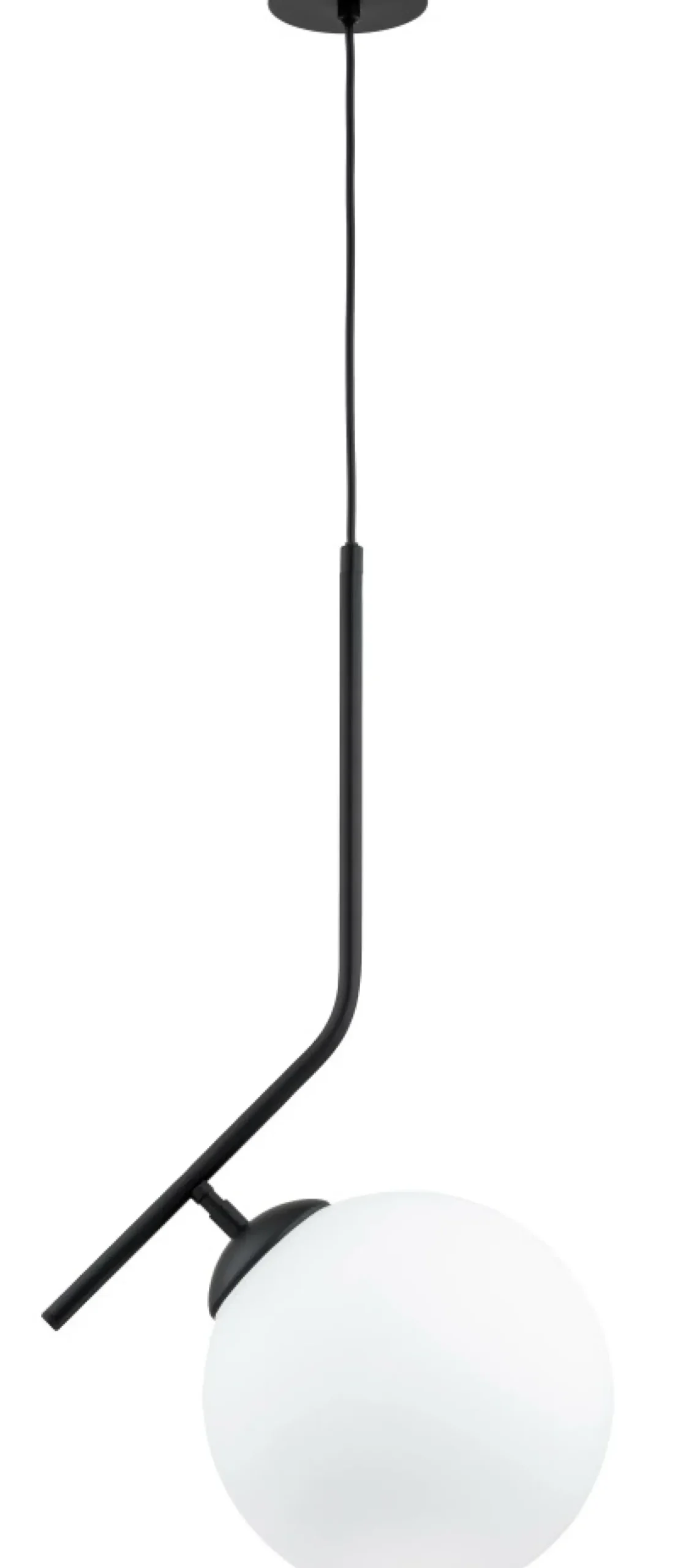 Fashion Sklep Kaja Modernistyczna lampa wisząca z białym kloszem AL 61227 LIBERTY | Kaja