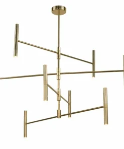 Cheap Sklep Kaja Modernistyczna lampa wisząca w kolorze mosiądzu ANT 8392 LIVI | Kaja