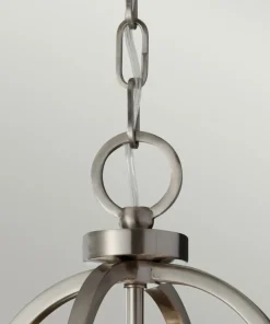 Outlet Sklep Kaja Modernistyczna lampa wisząca, srebrna FE-ZARA4 z serii ZARA szczotkowanastal