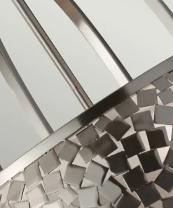 Outlet Sklep Kaja Modernistyczna lampa wisząca, srebrna FE-ZARA4 z serii ZARA szczotkowanastal