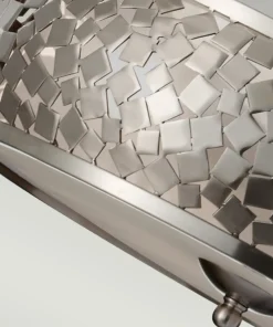Outlet Sklep Kaja Modernistyczna lampa wisząca, srebrna FE-ZARA4 z serii ZARA szczotkowanastal