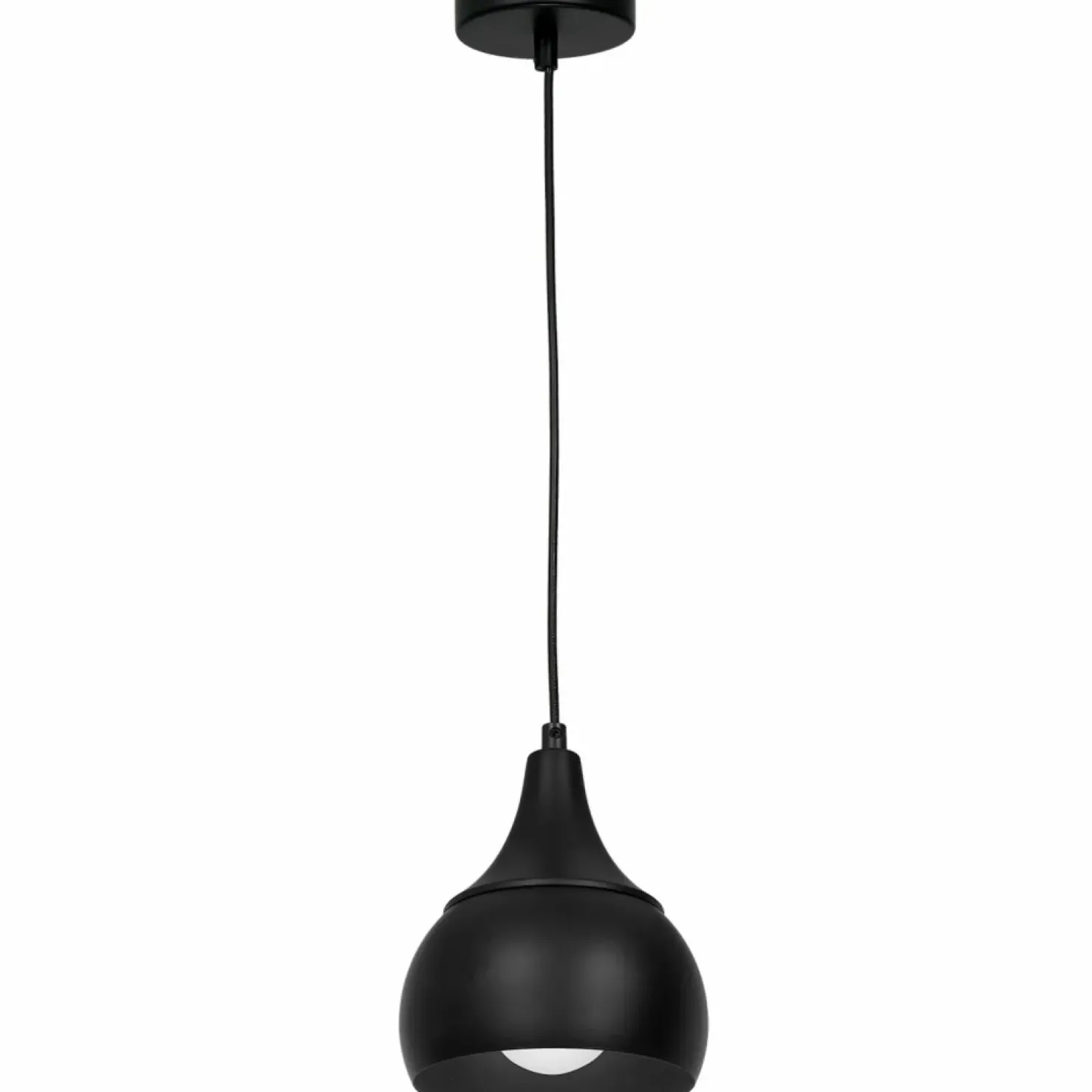 Shop Sklep Kaja Modernistyczna lampa wisząca, pojedyncza LX 3374 z serii AKTAN | Kaja czarny