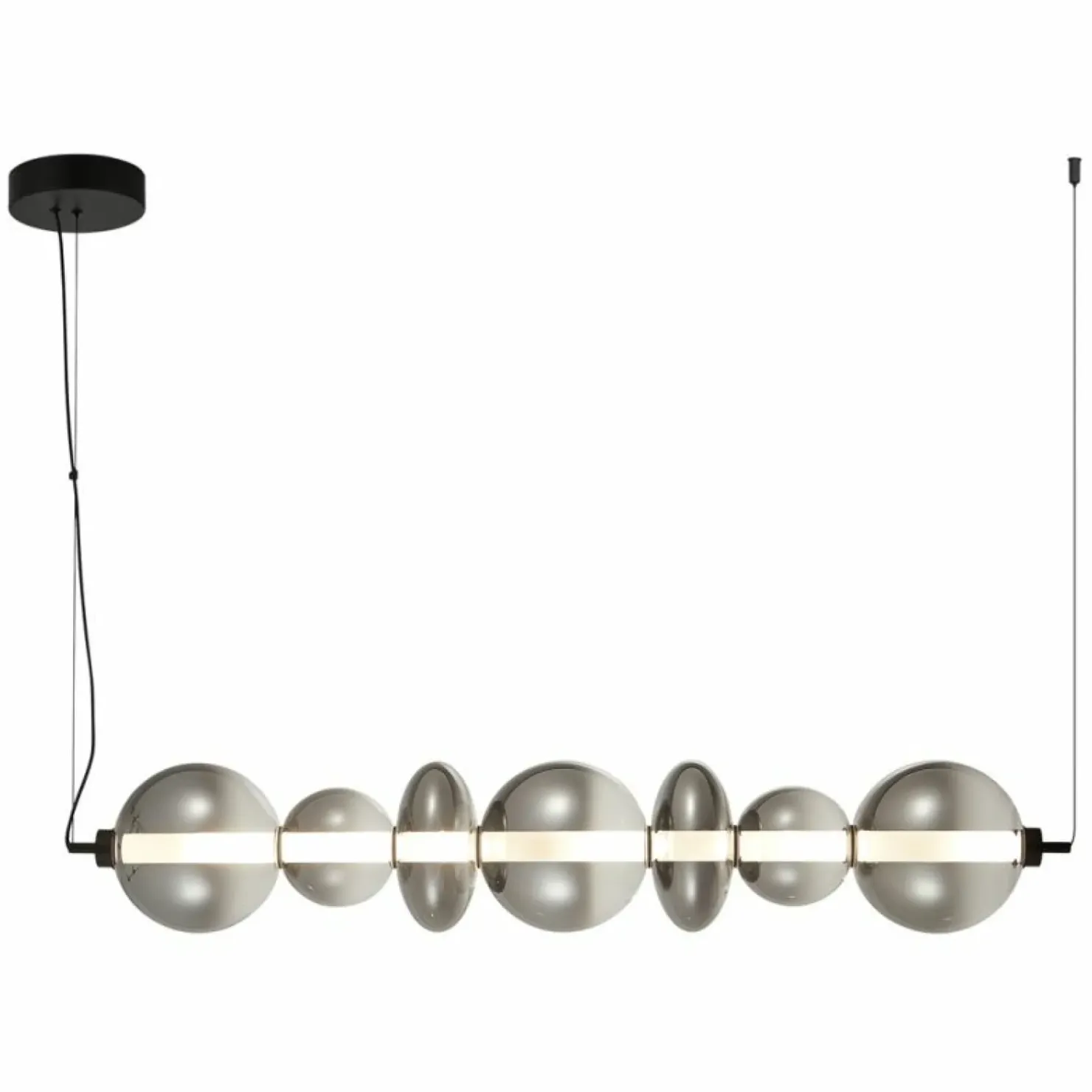 Cheap Sklep Kaja Modernistyczna lampa wisząca, świecące kamienie ML0348 DAPHNE | Kaja