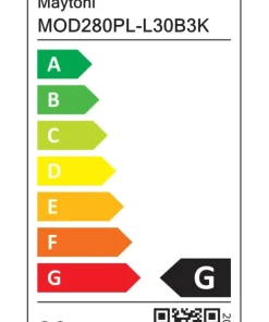 Store Sklep Kaja Modernistyczna lampa wisząca MOD280PL-L30B3K z serii AMBIENCE