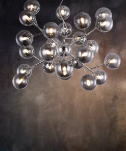 Store Sklep Kaja Molekularna lampa do salonu MOD545PL-24CH DALLAS | Kaja Oświetlenie chrom