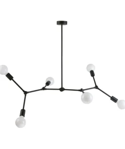 Sale Sklep Kaja Molekularna lampa sufitowa do loftowego wnętrzna 9138 | Kaja czarny
