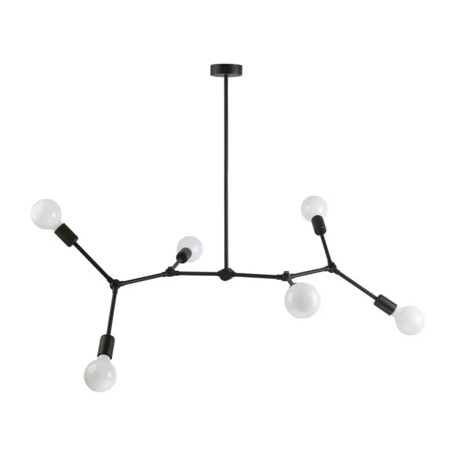 Sale Sklep Kaja Molekularna lampa sufitowa do loftowego wnętrzna 9138 | Kaja czarny