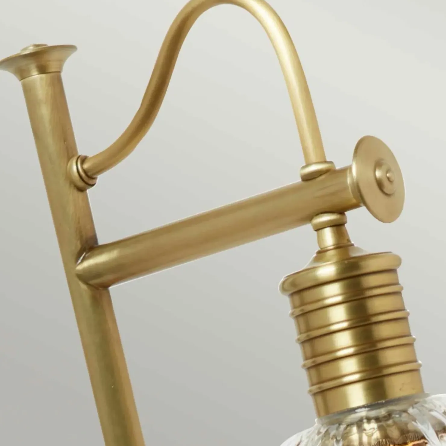 Mosiężna lampa stołowa, do biura DOUILLE-TL-AB z serii DOUILLE*Sklep Kaja Clearance