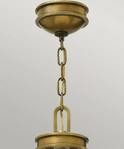 Mosiężna lampa wisząca ze szkłem HK-COLLIER5 z serii COLLIER*Sklep Kaja Discount
