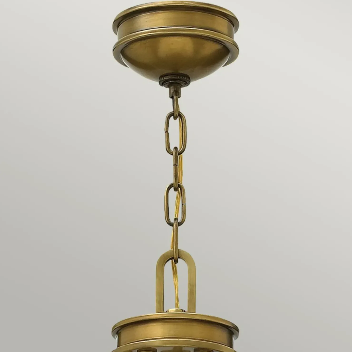 Mosiężna lampa wisząca ze szkłem HK-COLLIER5 z serii COLLIER*Sklep Kaja Discount