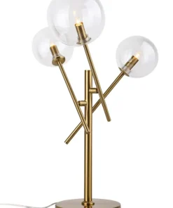 Mosiężna, nowoczesna lampka stołowa MX T0035 LOLLIPOP | Kaja*Sklep Kaja Sale