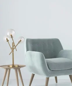 Mosiężna, nowoczesna lampka stołowa MX T0035 LOLLIPOP | Kaja*Sklep Kaja Sale