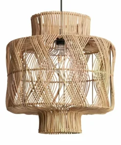 Online Sklep Kaja Naturalna lampa z plecionym abażurem ABR-LW23-BH-E27 BOHO | Kaja brązowy
