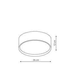 Shop Sklep Kaja Natynkowa oprawa sufitowa LED ⌀12cm LP-043/1C WH HUDSON | Kaja