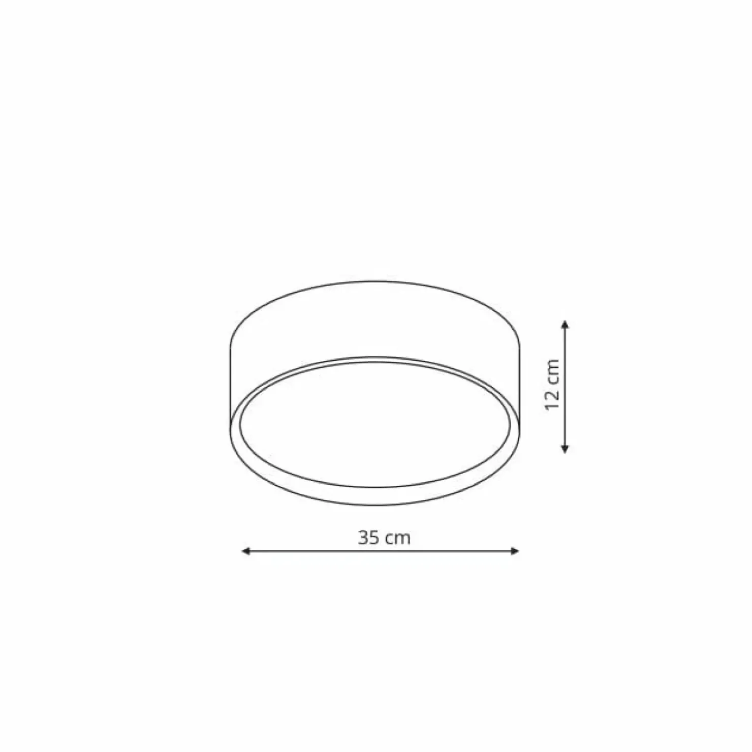 Shop Sklep Kaja Natynkowa oprawa sufitowa LED ⌀12cm LP-043/1C WH HUDSON | Kaja