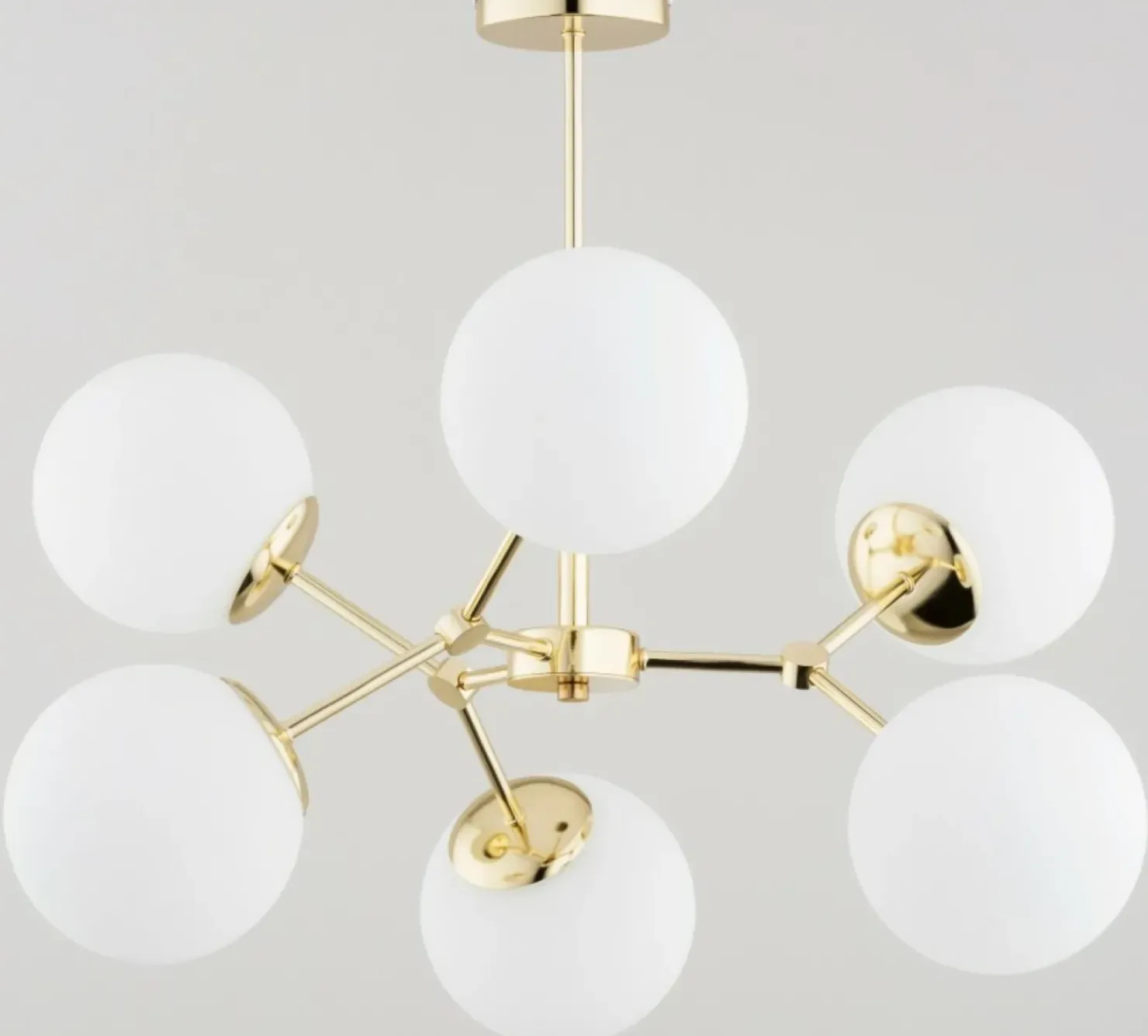 Store Sklep Kaja Niebanalna lampa sufitowa z mlecznymi kloszami AL 63118 | Kaja