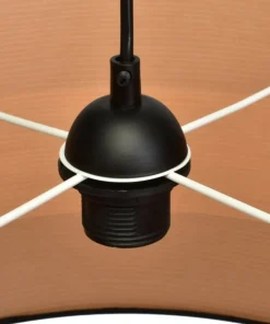 Online Sklep Kaja Niebanalna lampa wisząca, dwukolorowy abażur MLP6290 z serii TERRA | Kaja Oświet