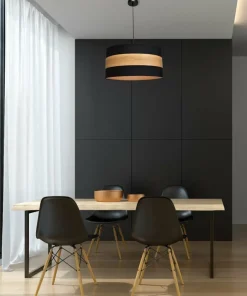 Online Sklep Kaja Niebanalna lampa wisząca, dwukolorowy abażur MLP6290 z serii TERRA | Kaja Oświet