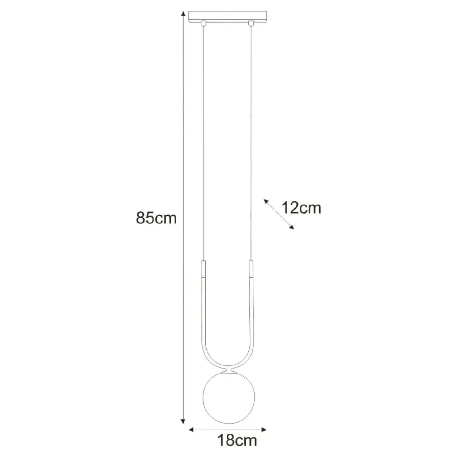 Best Sale Sklep Kaja Niebanalna lampa wisząca z miodowym kloszem K-5595 z serii GOLDI