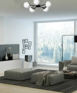 Hot Sklep Kaja Niebanalna lampa wisząca z pięcioma kloszami MLP8882 z serii SFERA | Kaja Oświet chrom