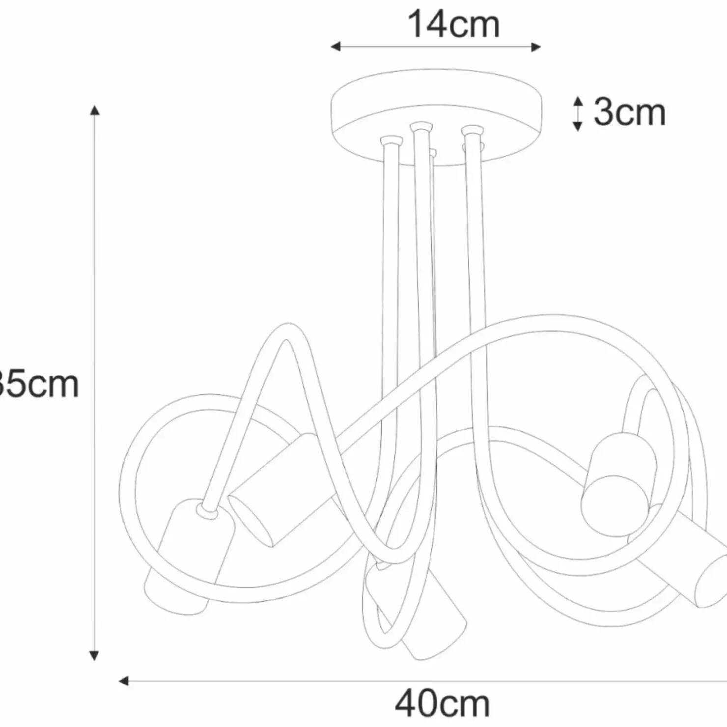 Store Sklep Kaja Niebieska, dziecięca lampa sufitowa K-4517 MALVA | Kaja Oświetlenie niebieski