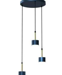 Cheap Sklep Kaja Niebieska lampa wisząca do salonu, nad stolik MLP7774 z serii ARENA | Kaja Oświe