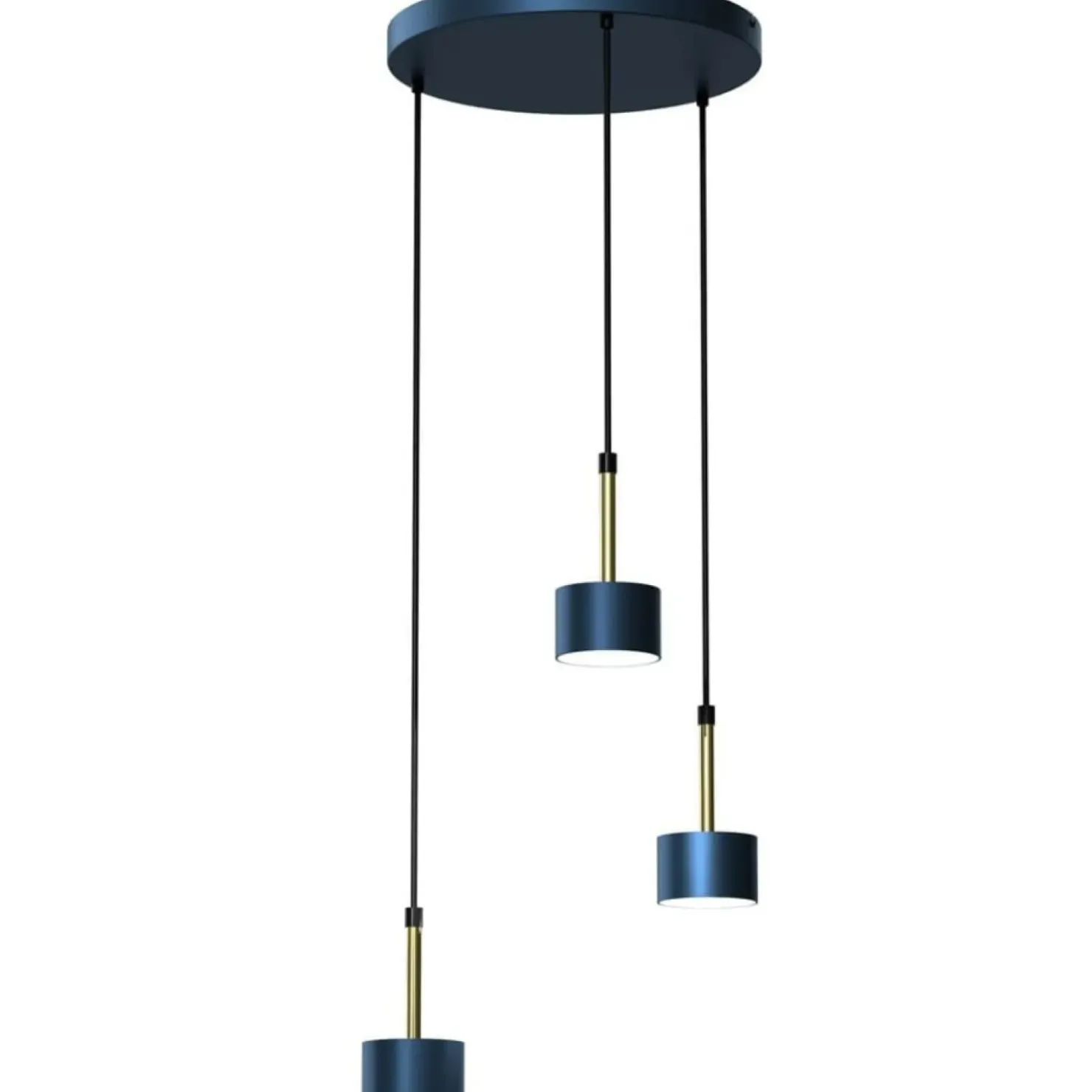Cheap Sklep Kaja Niebieska lampa wisząca do salonu, nad stolik MLP7774 z serii ARENA | Kaja Oświe