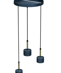 Cheap Sklep Kaja Niebieska lampa wisząca do salonu, nad stolik MLP7774 z serii ARENA | Kaja Oświe