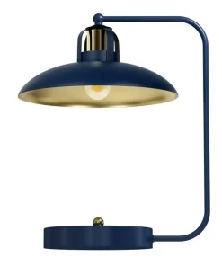 Niebieska, metalowa lampa stołowa do salonu MLP7716 z serii FELIX | Kaja Oświetl*Sklep Kaja Best Sale