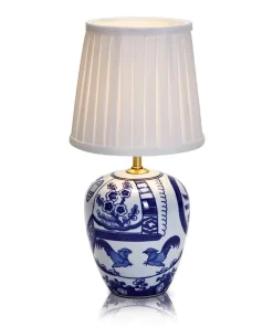 Niebiesko biała lampa stołowa z małym gwintem 104999 | Kaja*Sklep Kaja Flash Sale