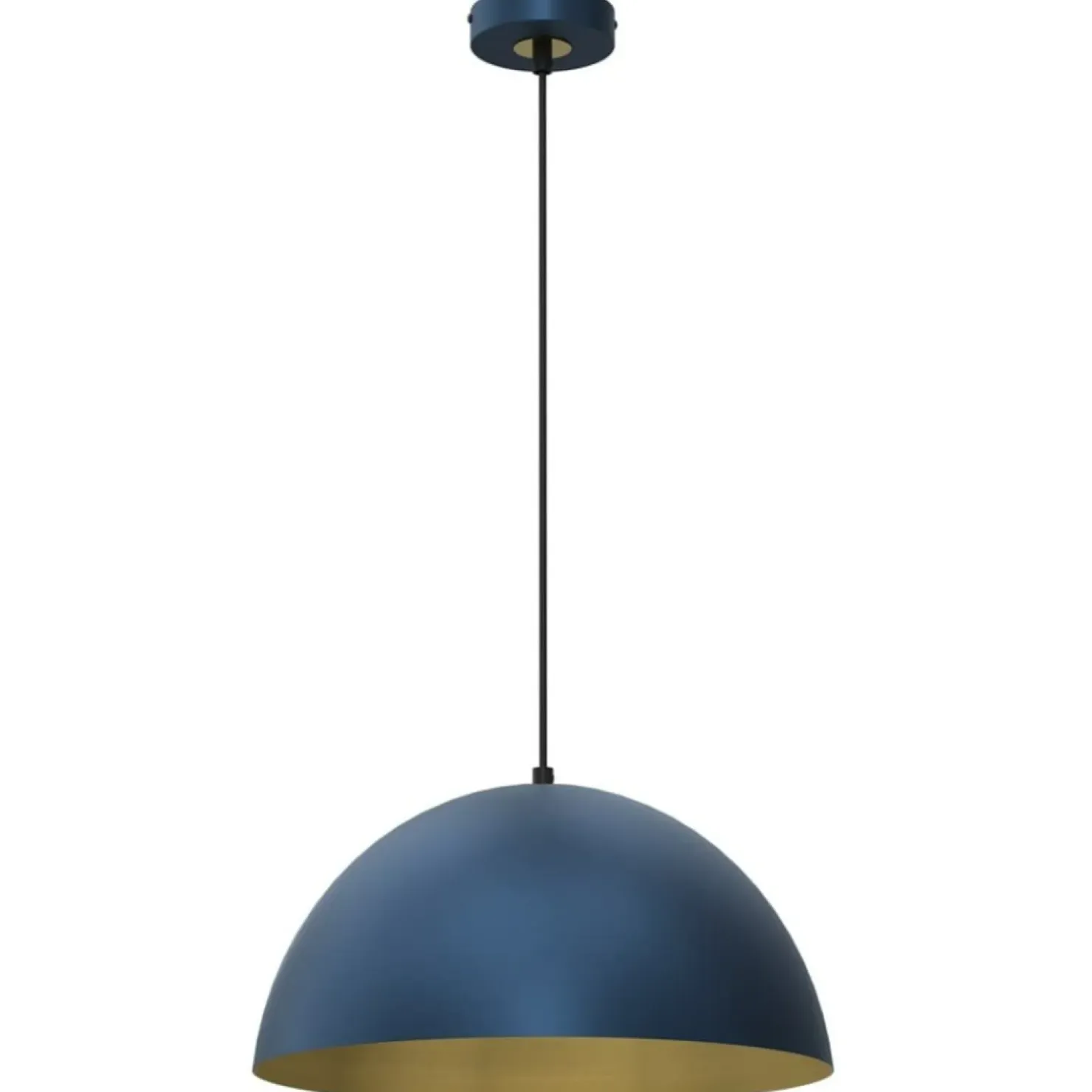 Sale Sklep Kaja Niebiesko-złota lampa wisząca, z kloszem MLP8288 z serii BETA | Kaja Oświetlenie