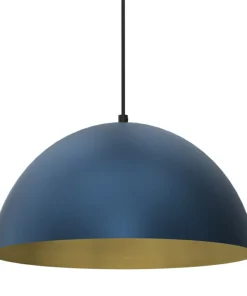 Sale Sklep Kaja Niebiesko-złota lampa wisząca, z kloszem MLP8288 z serii BETA | Kaja Oświetlenie