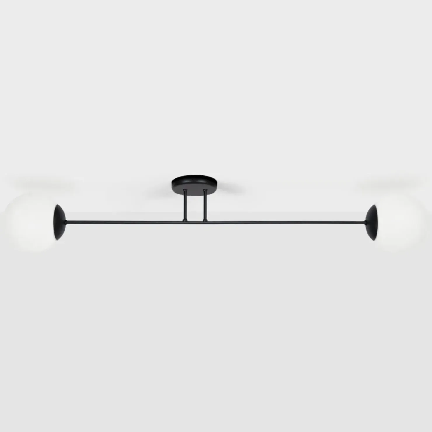 Best Sklep Kaja Niesymetryczna lampa sufitowa z 2 kloszami K-4923 | Kaja Oświetlenie