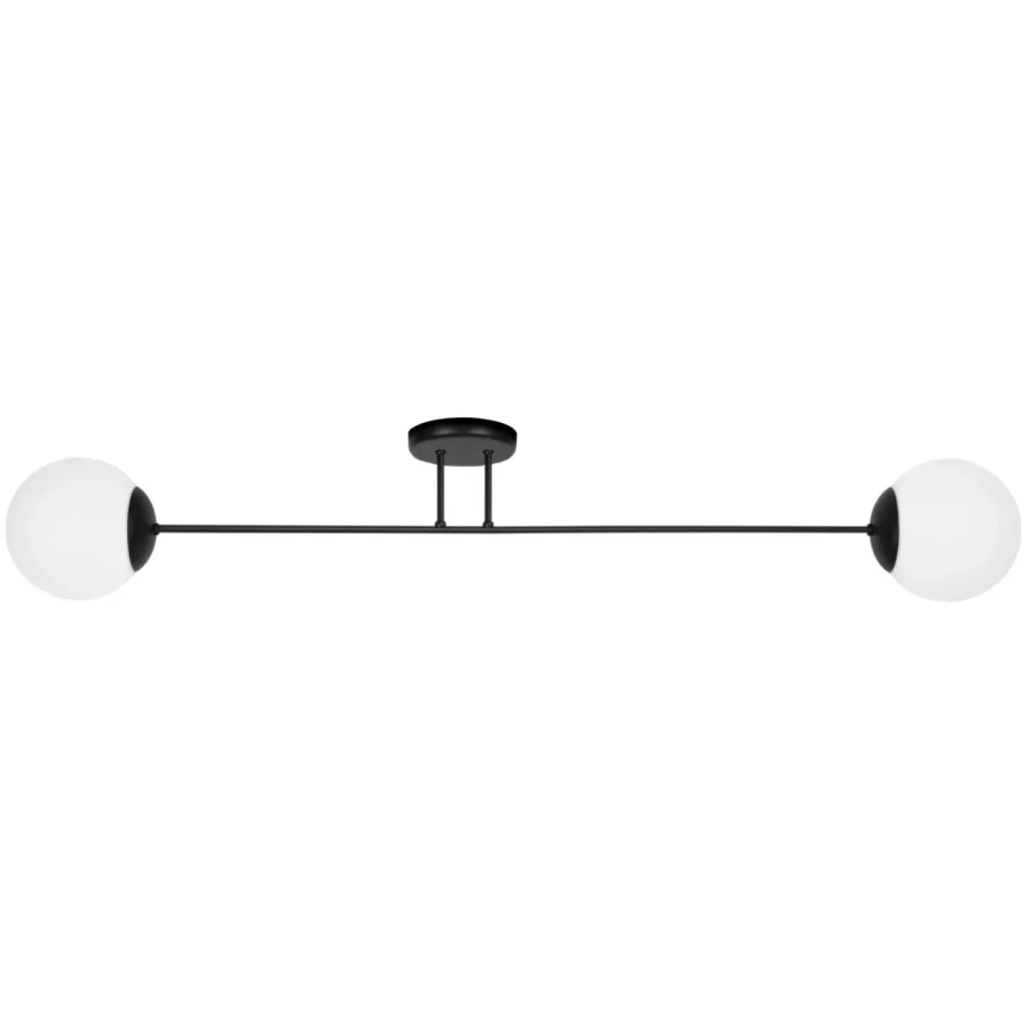 Best Sklep Kaja Niesymetryczna lampa sufitowa z 2 kloszami K-4923 | Kaja Oświetlenie