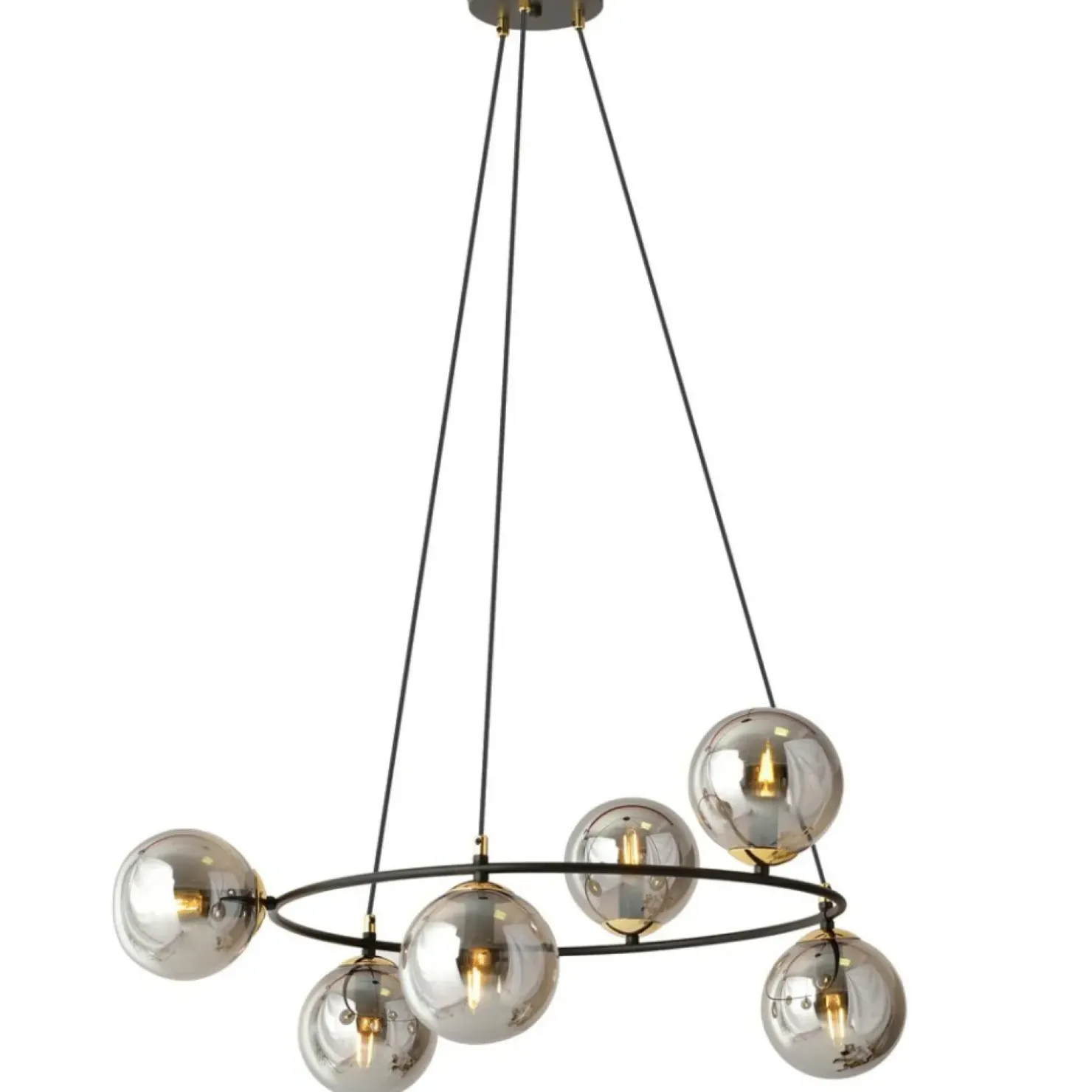 Hot Sklep Kaja Niesymetryczna lampa wisząca z kloszami 1294/6 z serii AZURA